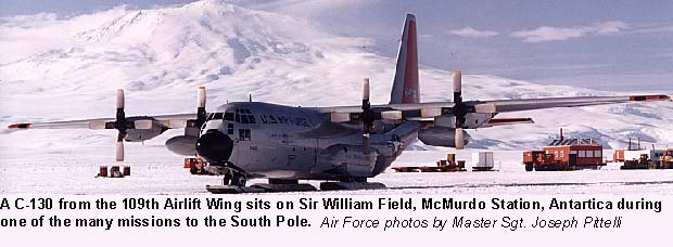 c-130 at McMurdo Sound